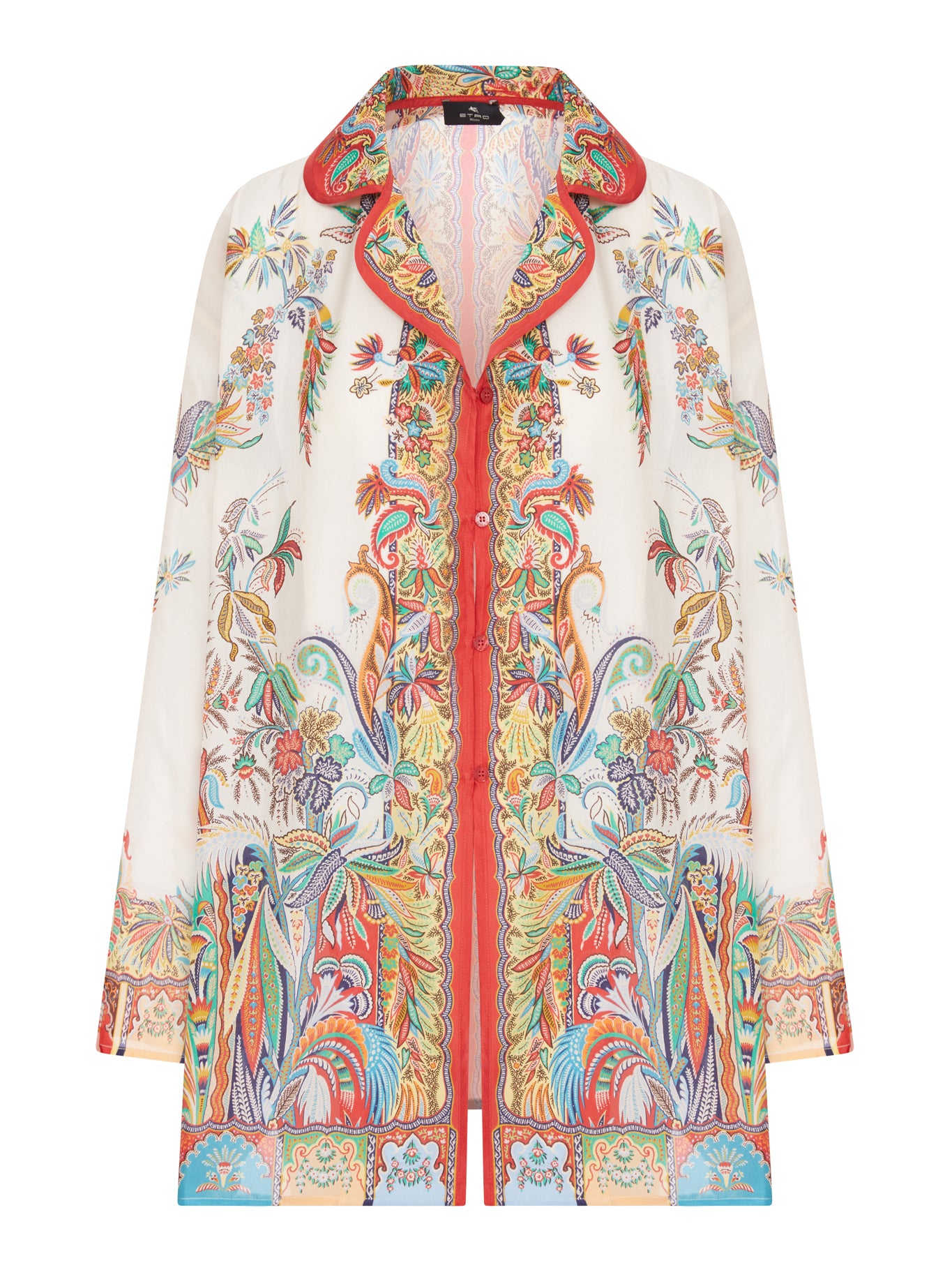 Etro SILK SHIRT PRINTED WITH PAISLEY PATTERN