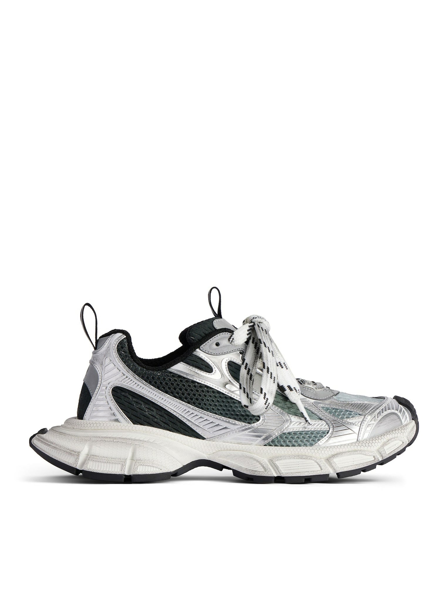 Balenciaga MEN`S 3XL GRADIENT SNEAKER IN BLACK/GREY/WHITE