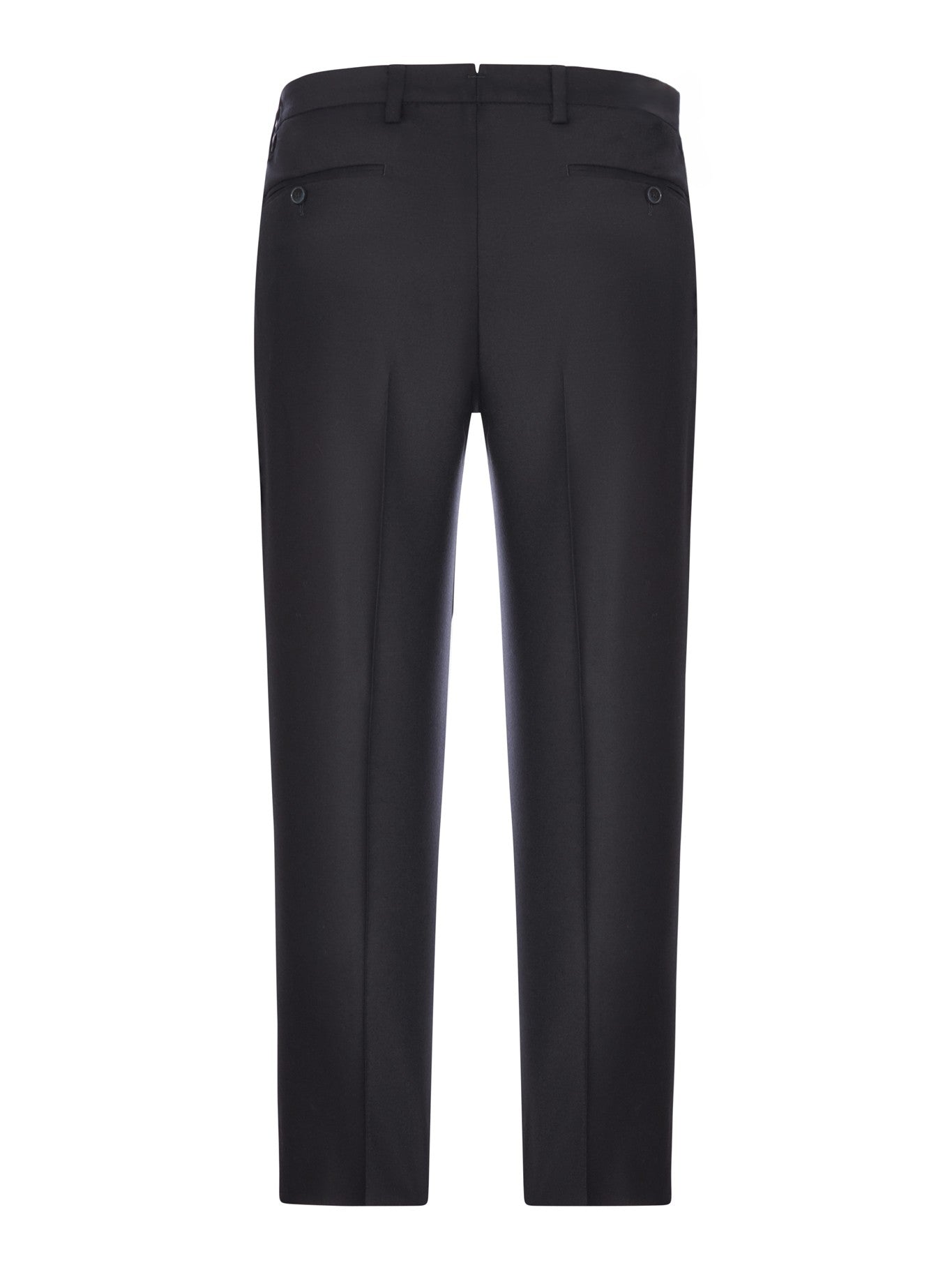 Briglia 1949 PORTBELLOS-“ZIGNONE” PIECE-DYED PURE WOOL CANVAS TROUSERS, view 2