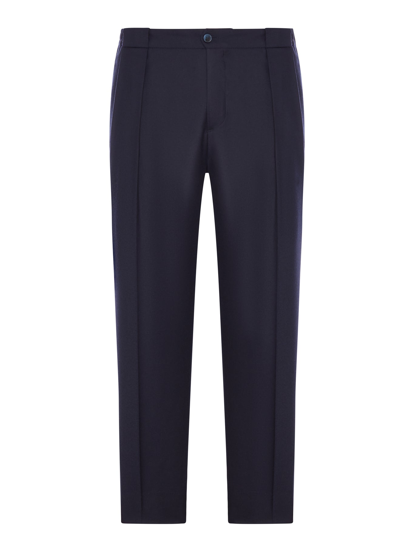 Briglia 1949 PORTBELLOS-“ZIGNONE” PIECE-DYED PURE WOOL CANVAS TROUSERS