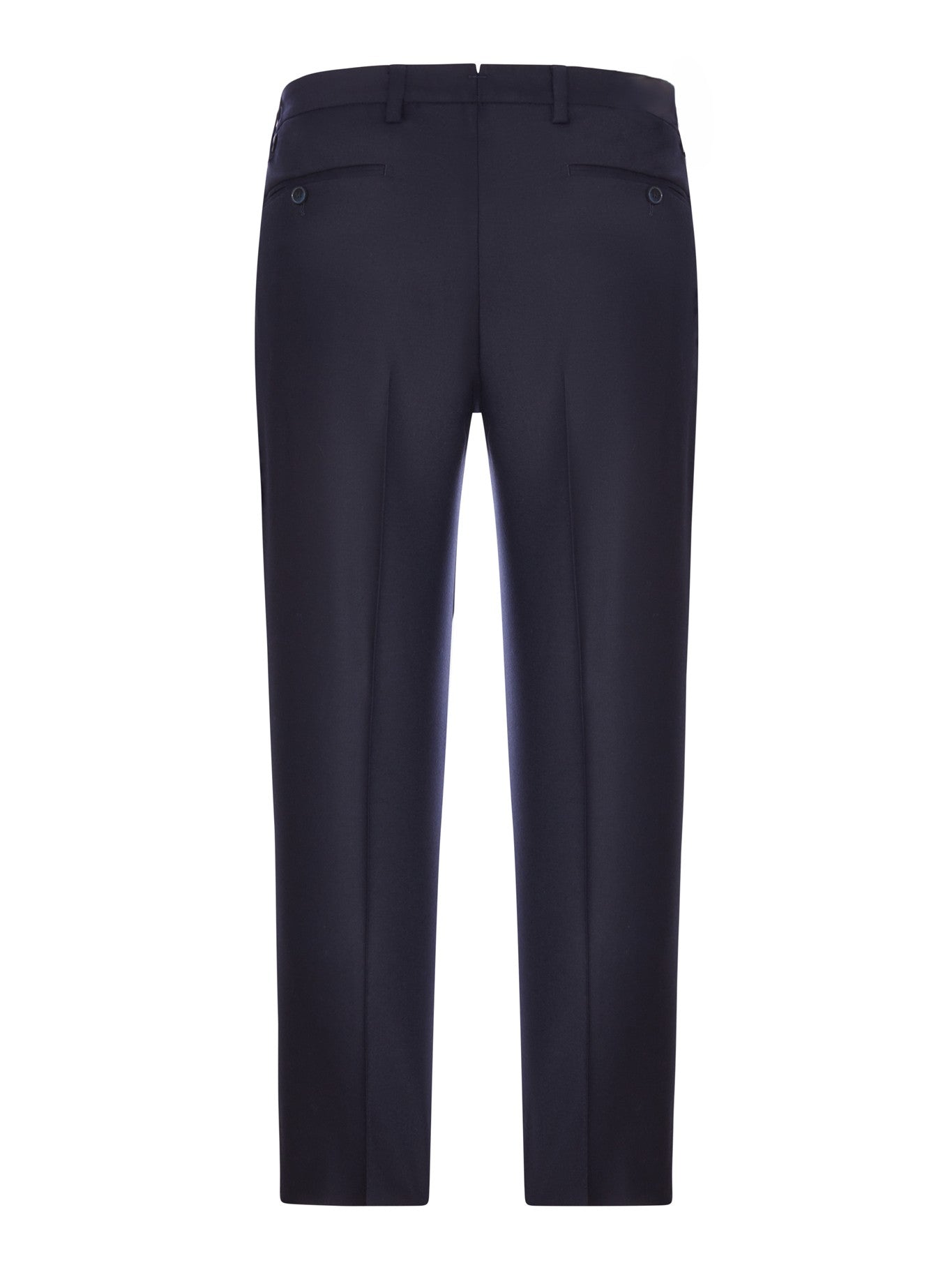Briglia 1949 PORTBELLOS-“ZIGNONE” PIECE-DYED PURE WOOL CANVAS TROUSERS, view 2