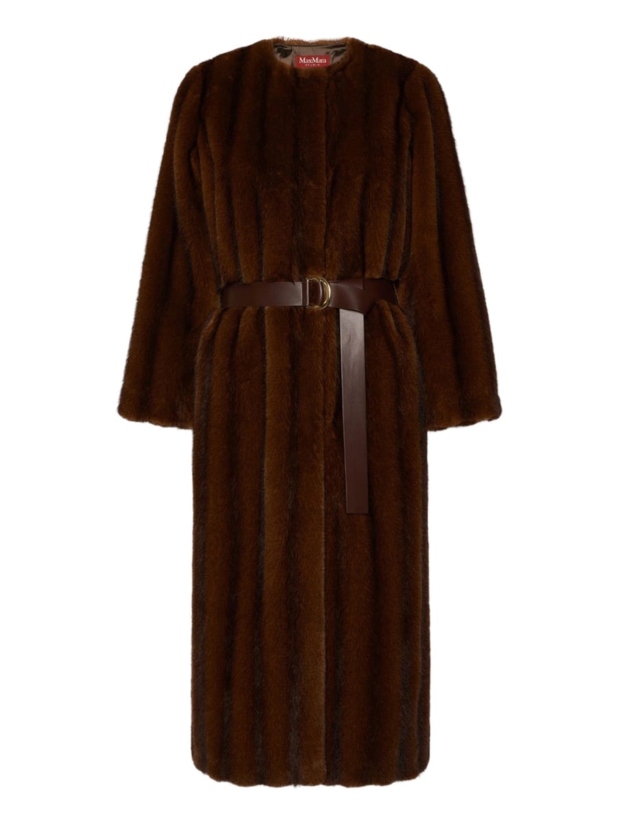 Max Mara Studio LONG COAT WITH A SOFT TEXTURE