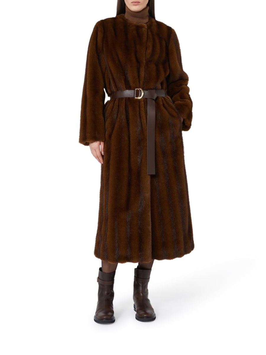 Max Mara Studio LONG COAT WITH A SOFT TEXTURE, view 2