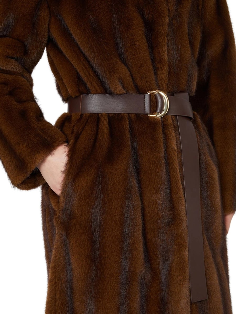 Max Mara Studio LONG COAT WITH A SOFT TEXTURE, view 4
