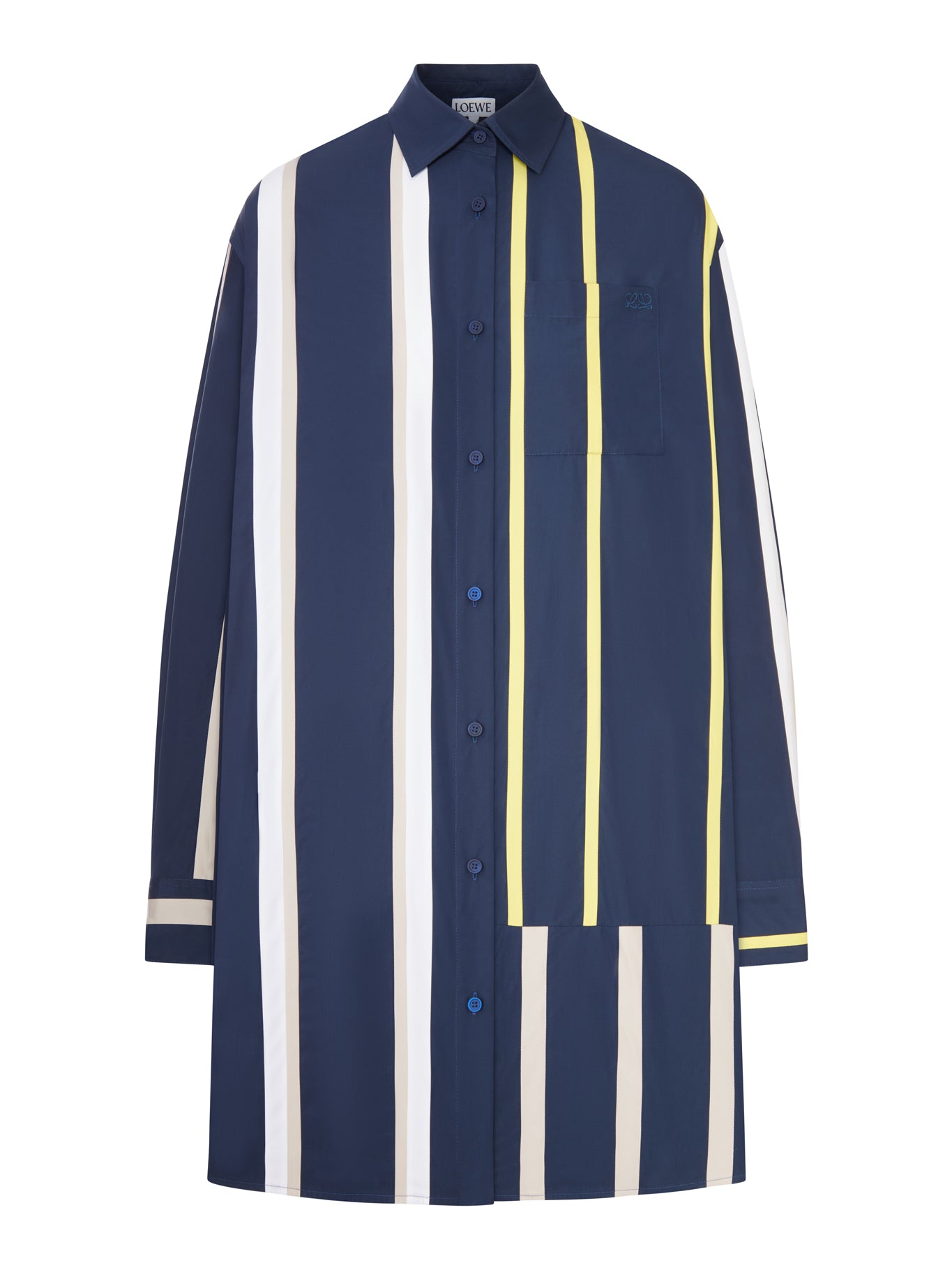 Loewe STRIPED COTTON CHEMISIER