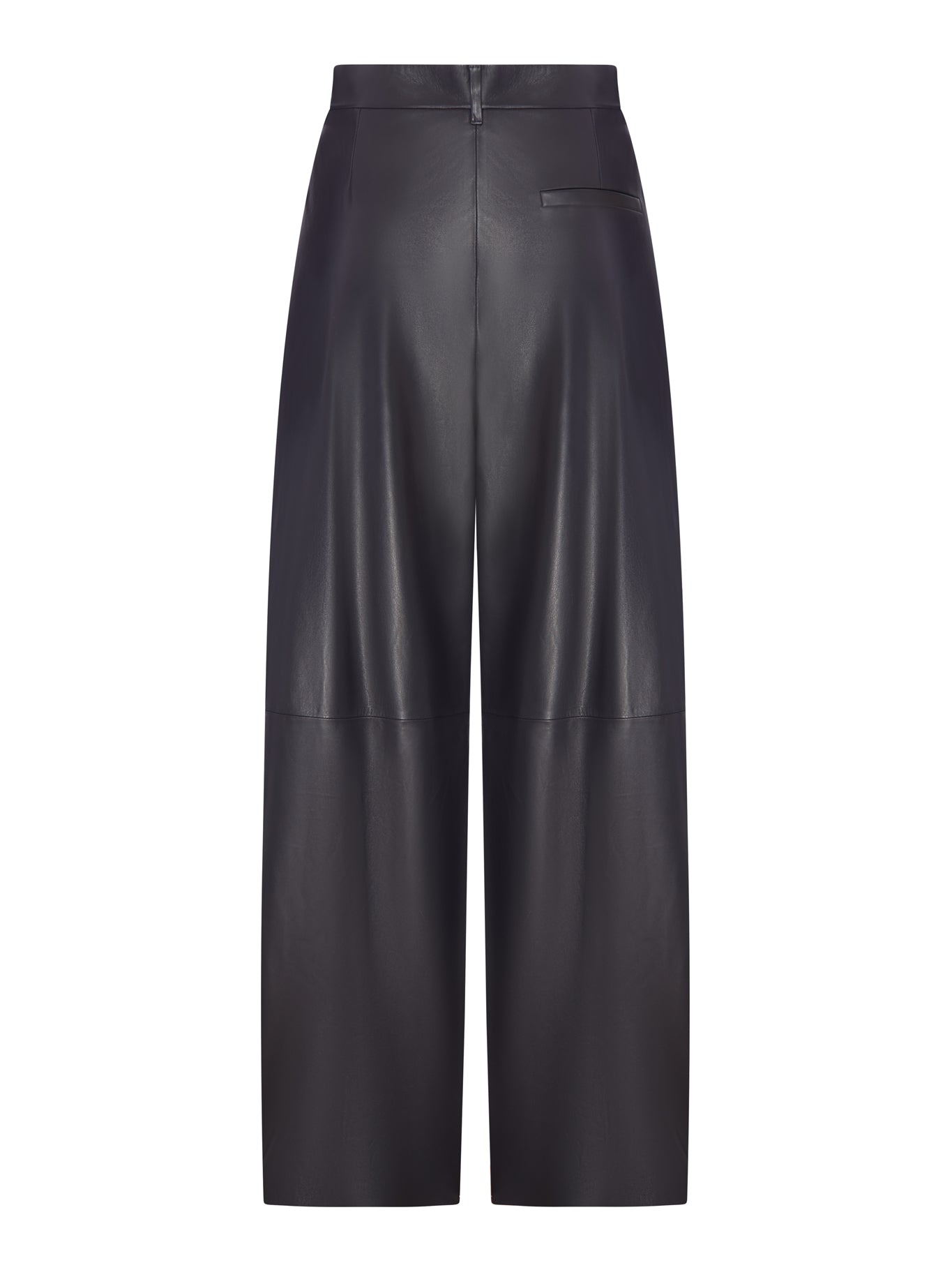 Giorgio Armani WIDE NAPPA TROUSERS WITH PLEATS, view 2