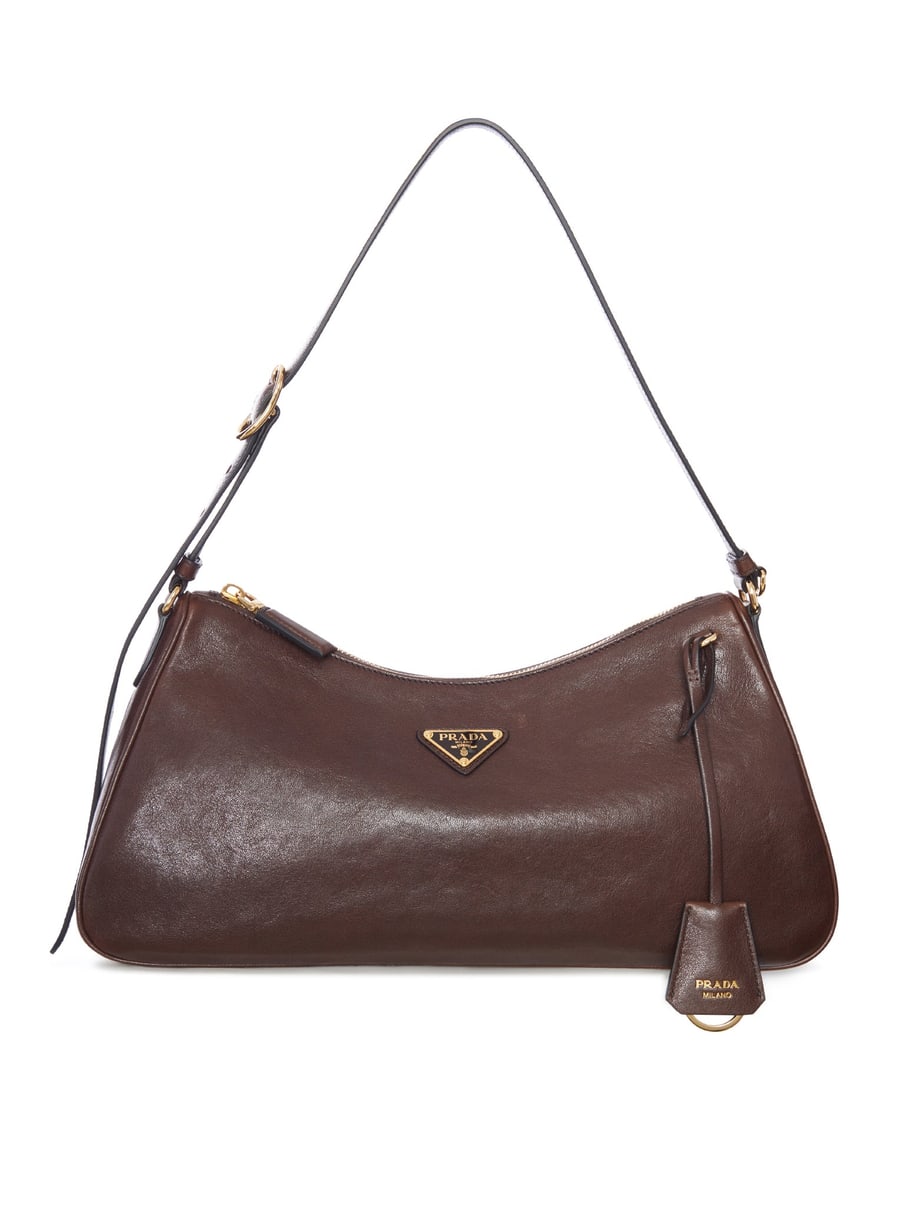 Prada PRADA AIMÉE LEATHER SHOULDER BAG