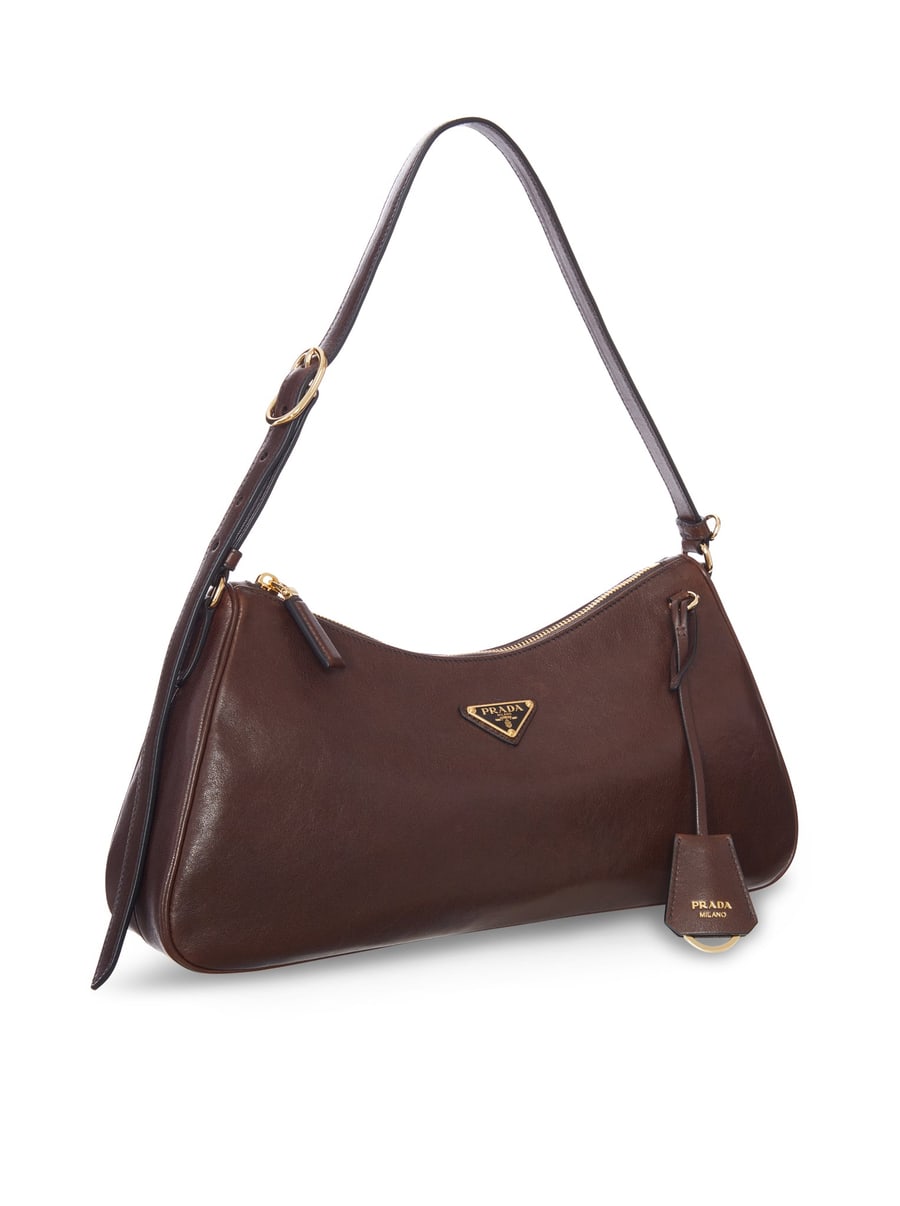 Prada PRADA AIMÉE LEATHER SHOULDER BAG, view 2