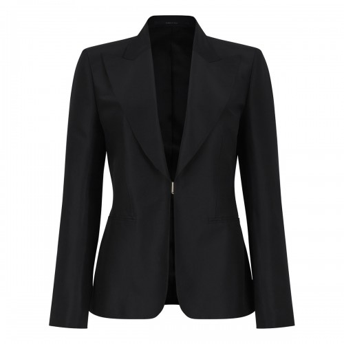 Gucci Fine silk faille jacket
