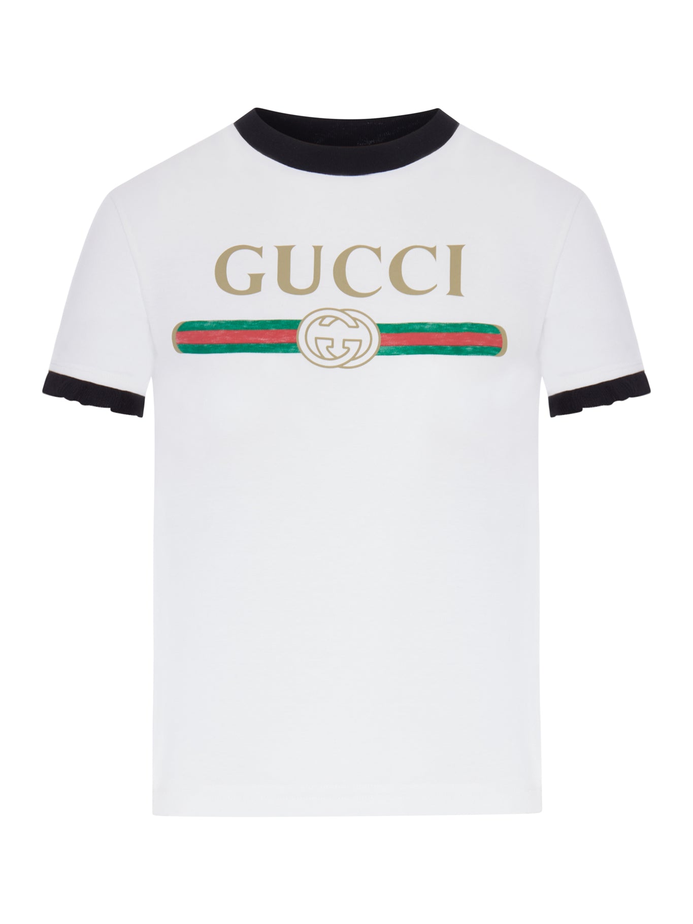 Gucci PRINTED COTTON JERSEY T-SHIRT