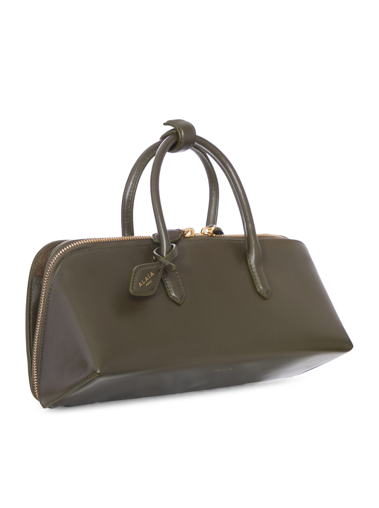 Alaïa DELTA SMALL CALFSKIN BOX BAG, view 2