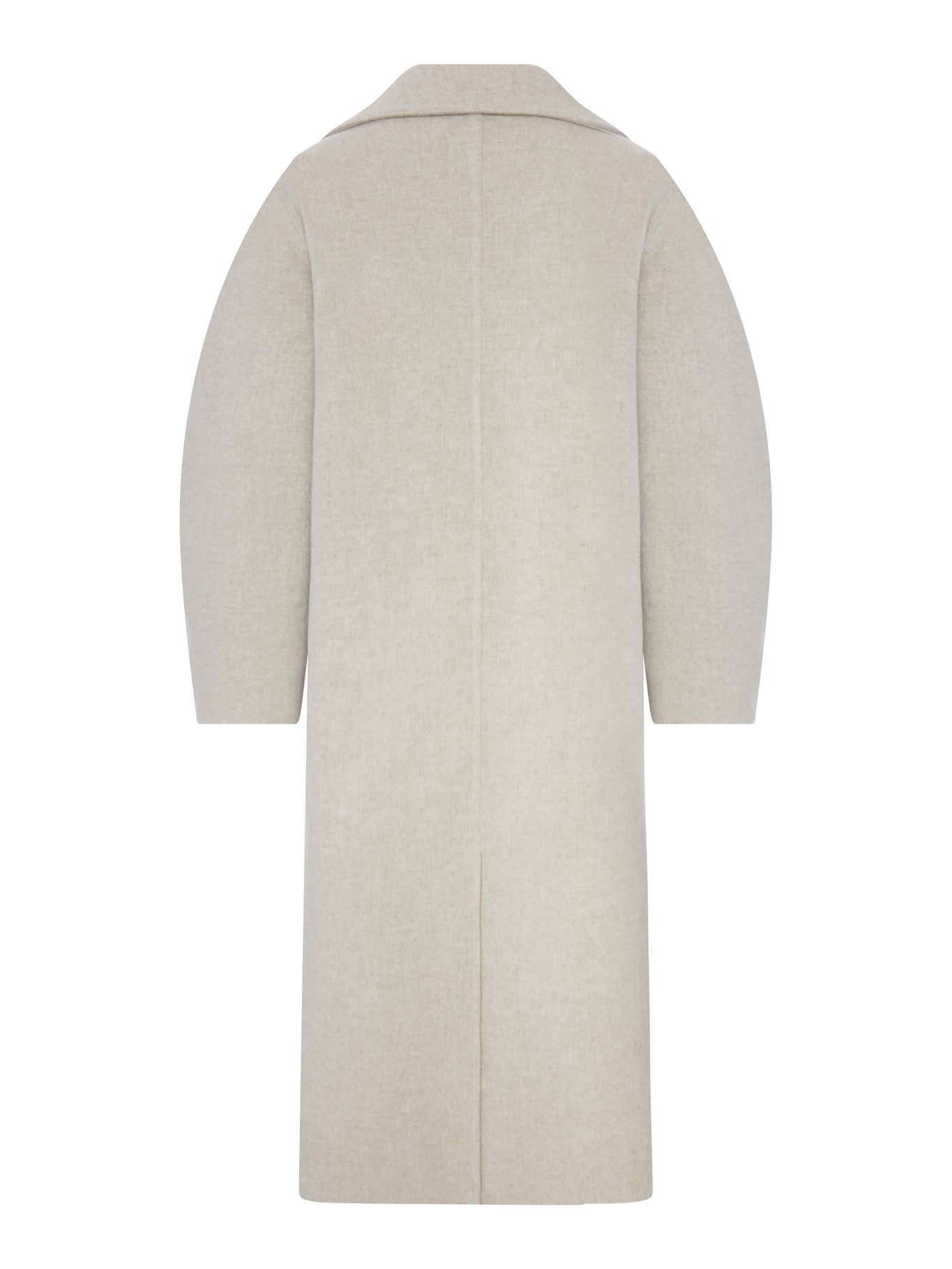 Brunello Cucinelli LONG DOUBLE-BREASTED WOOL AND CASHMERE COAT, view 2