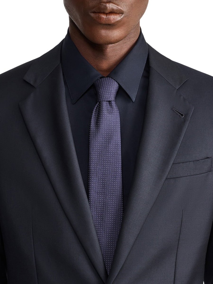 Giorgio Armani JACQUARD SILK TIE, view 2