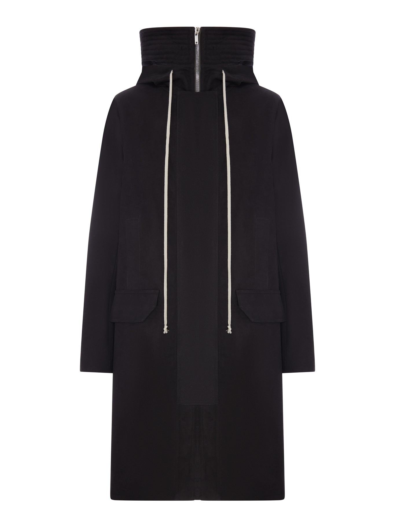 Rick Owens LONG COTTON PARKA WITH HOOD
