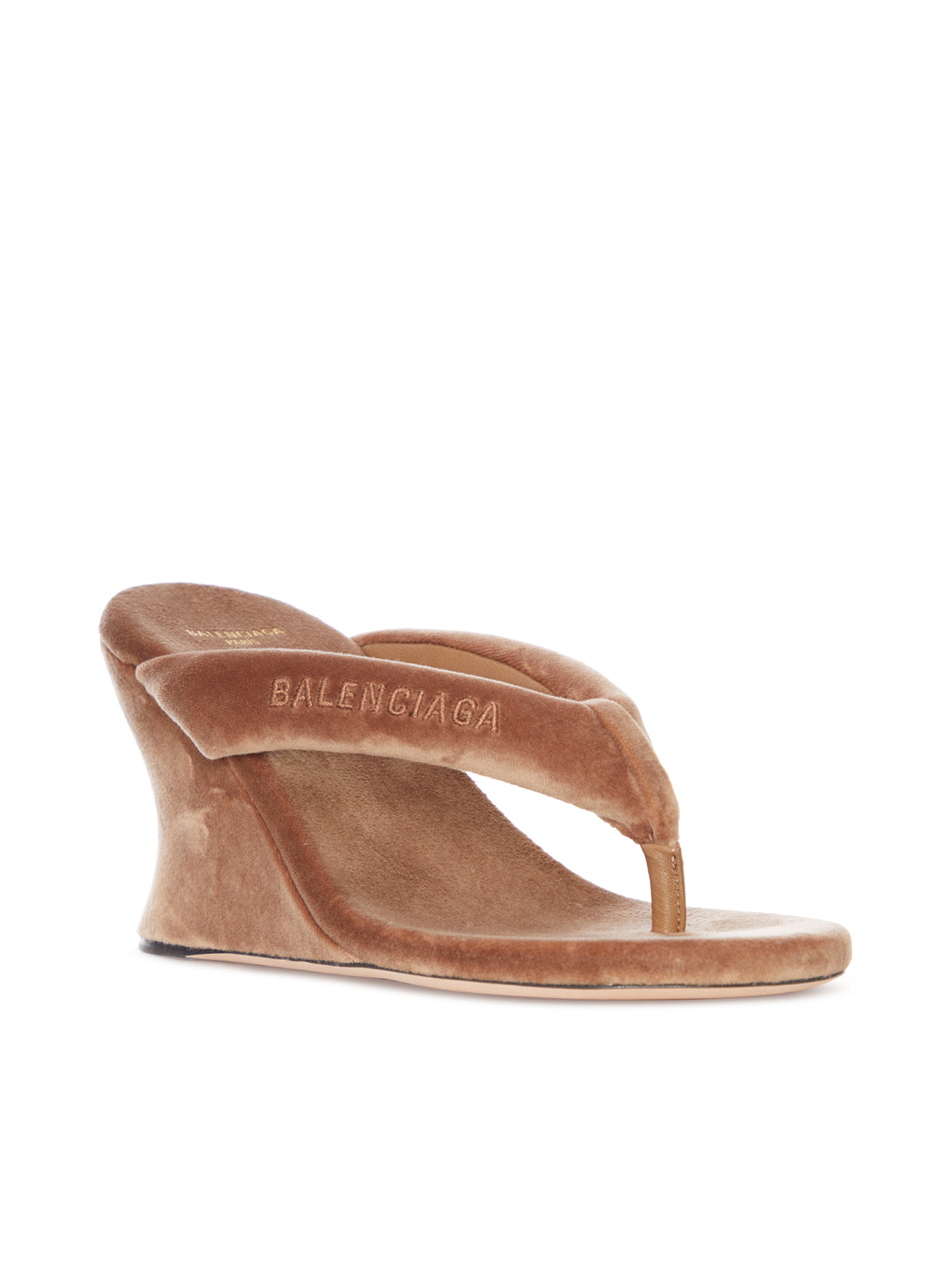 Balenciaga GAETA WEDGE FLIP-FLOPS, view 2