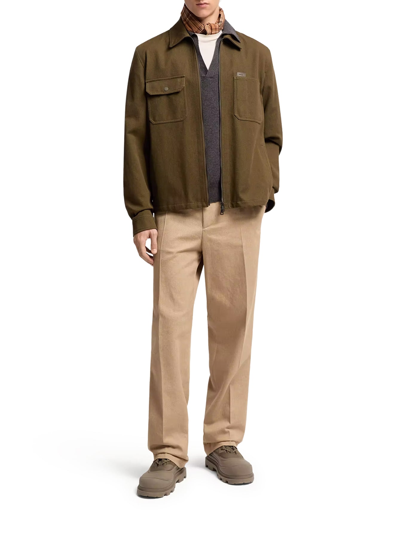 Moncler SARTORIAL COTTON TROUSERS, view 2
