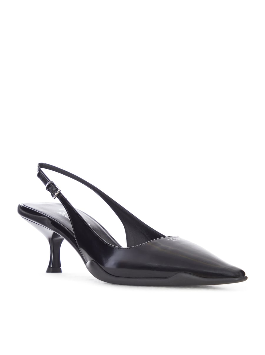 Prada SLINGBACK PUMP IN SMOOTH LEATHER, view 2