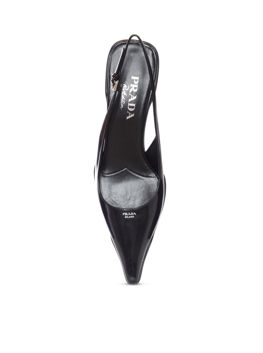 Prada SLINGBACK PUMP IN SMOOTH LEATHER, view 4