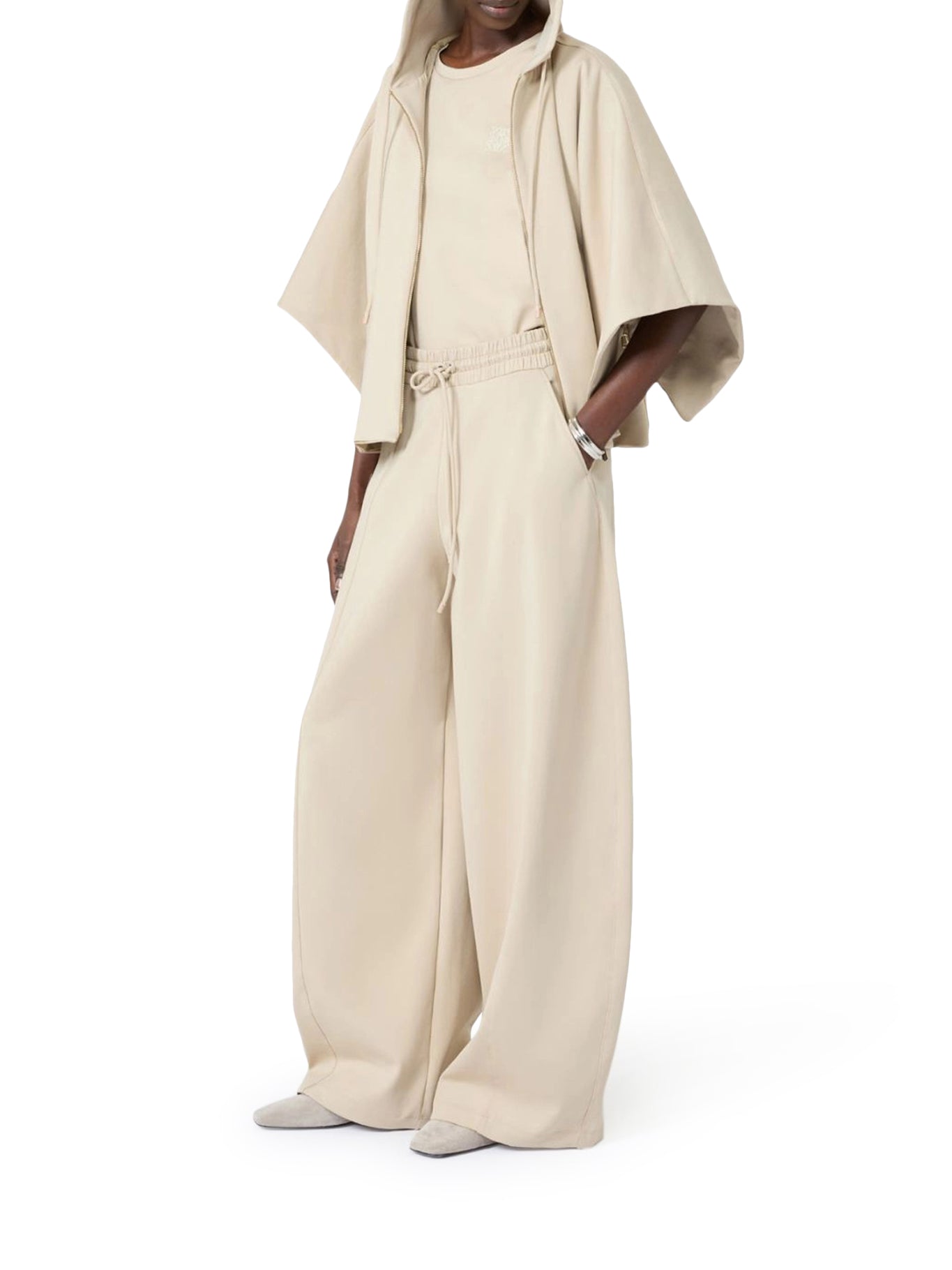 Max Mara BOXY SWEATER IN TECHNICAL COTTON JERSEY, view 2