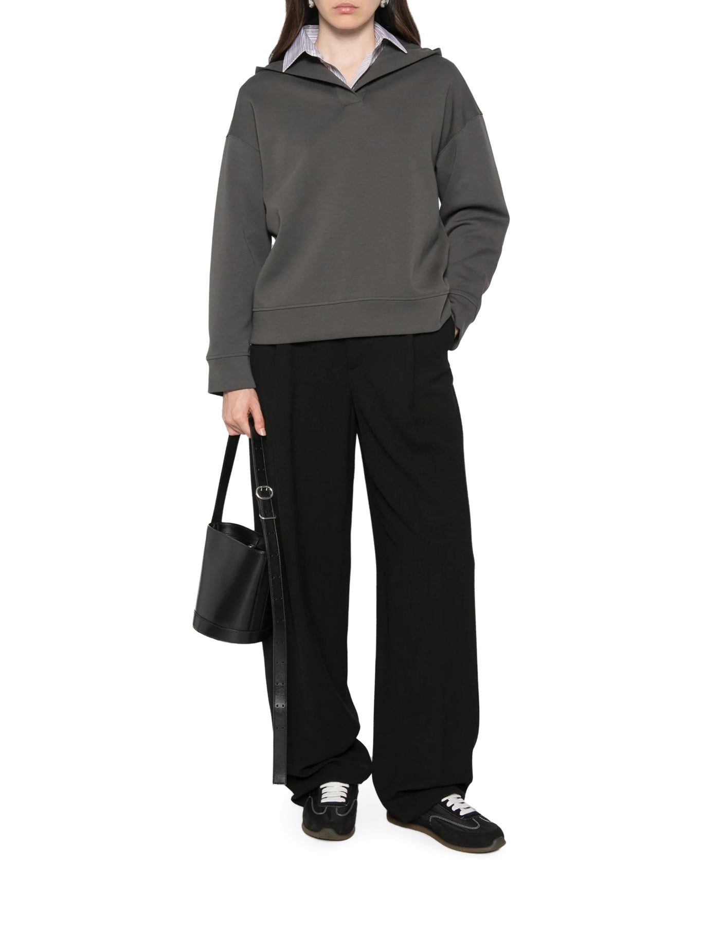 'S Max Mara TECHNICAL JERSEY HOODIE, view 2