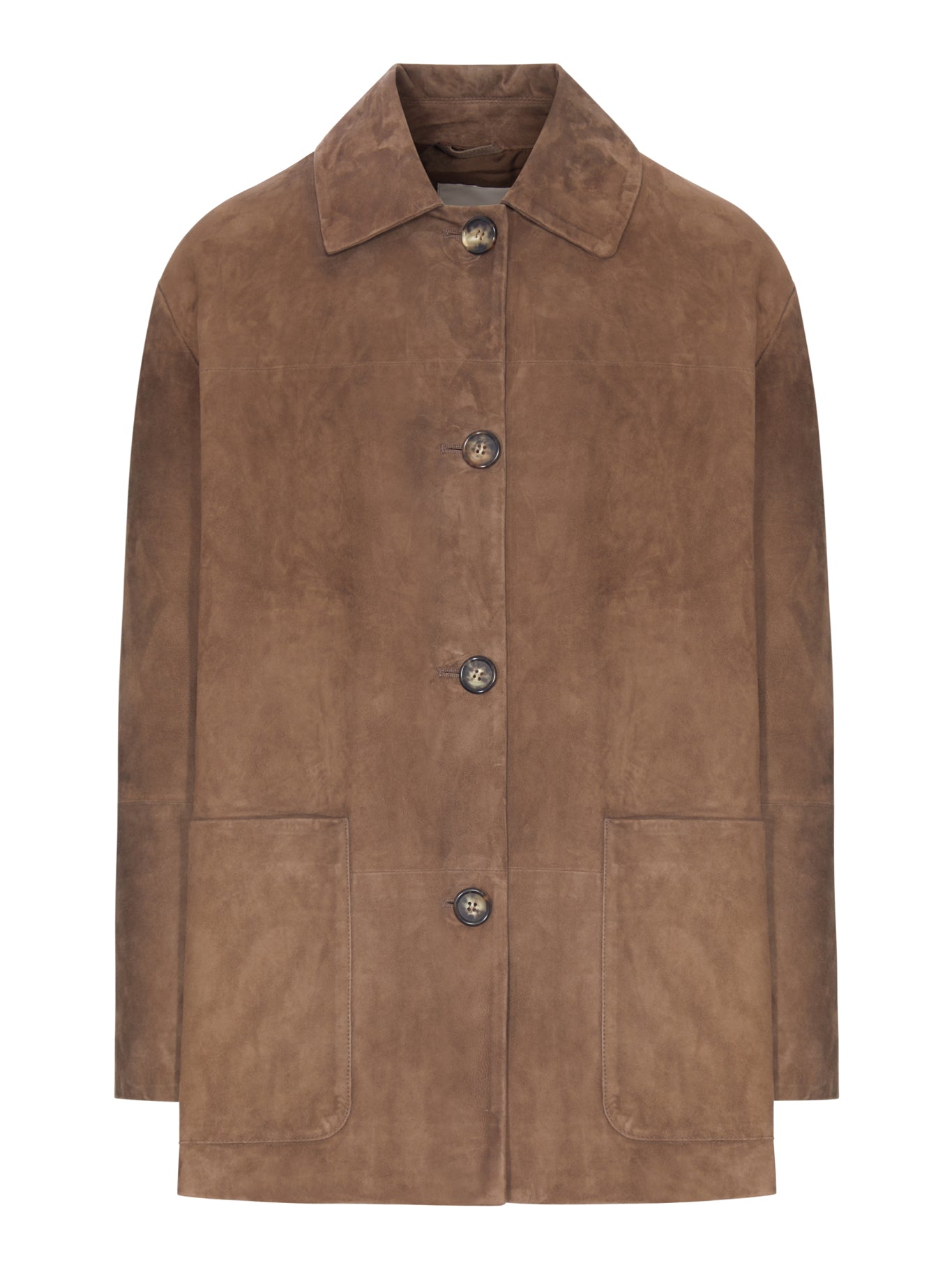 'S Max Mara SUEDE LAMBSKIN OVERSHIRT
