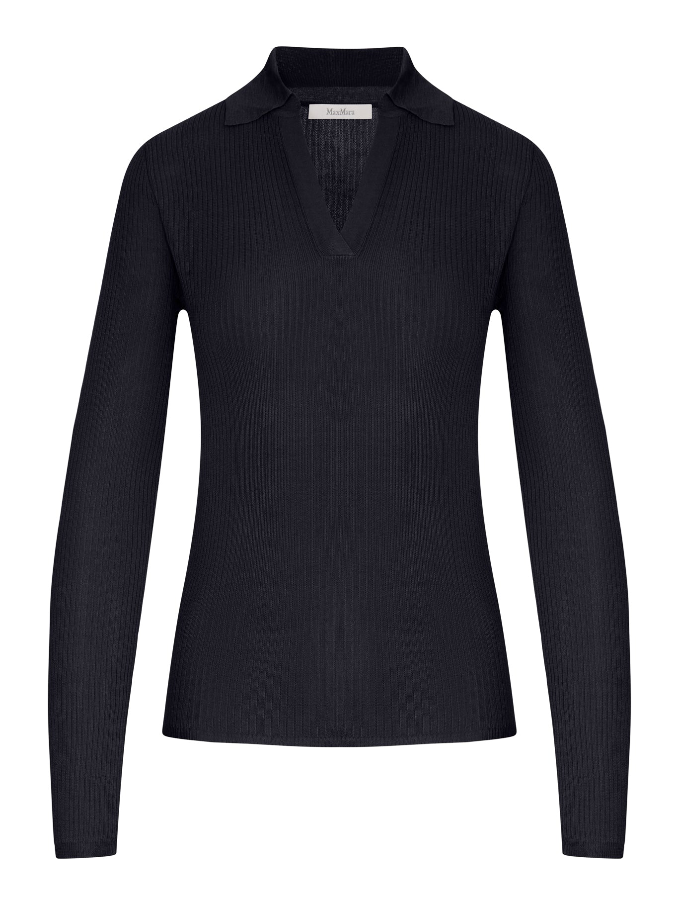 Max Mara CASHMERE AND SILK POLO SWEATER
