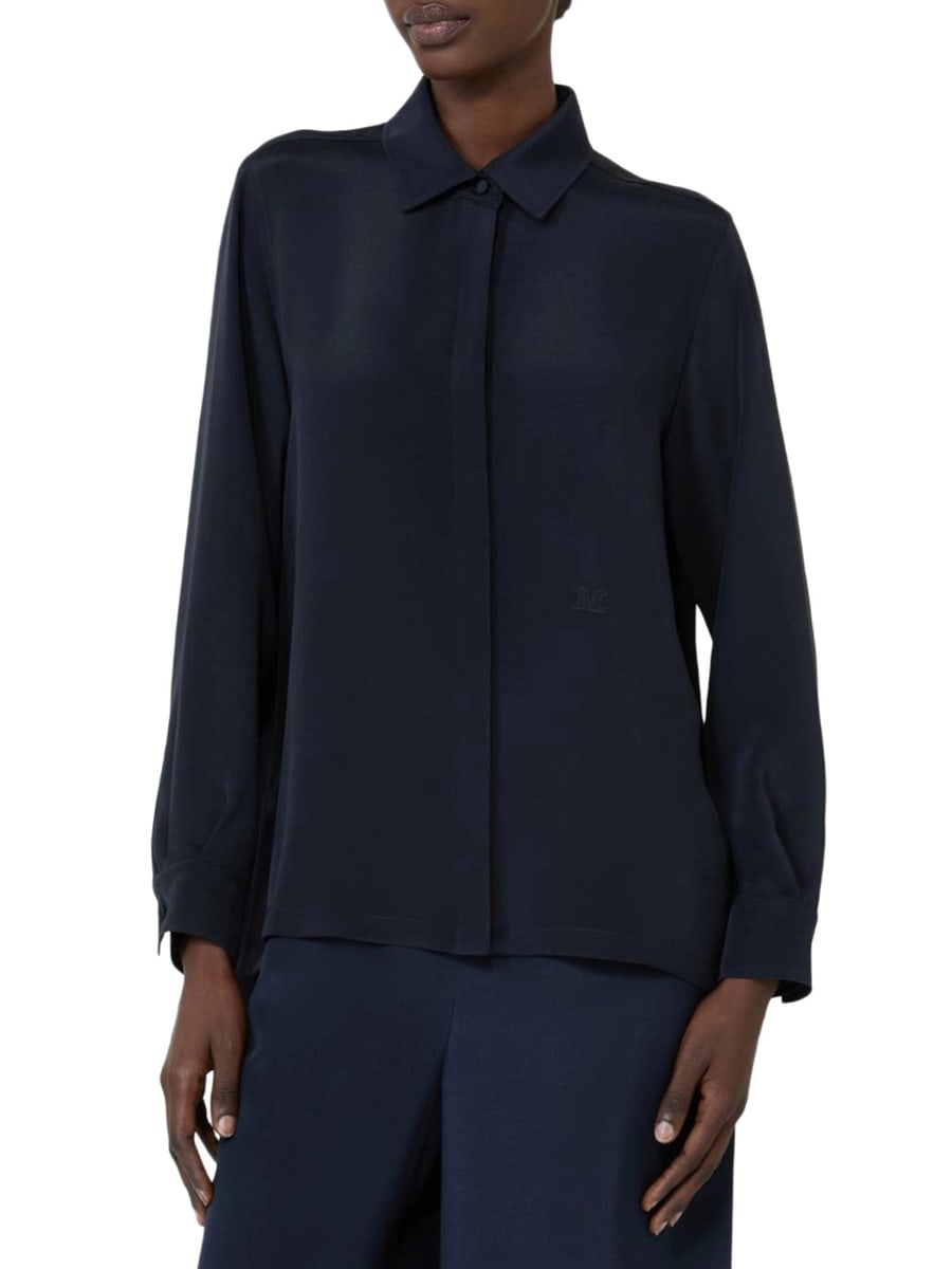 Max Mara SILK CRÊPE DE CHINE SHIRT, view 3