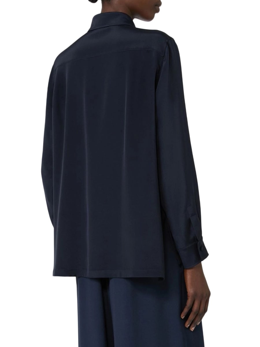 Max Mara SILK CRÊPE DE CHINE SHIRT, view 4