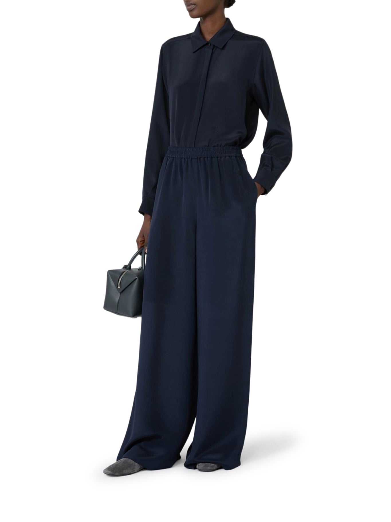 Max Mara SILK CRÊPE DE CHINE SHIRT, view 2