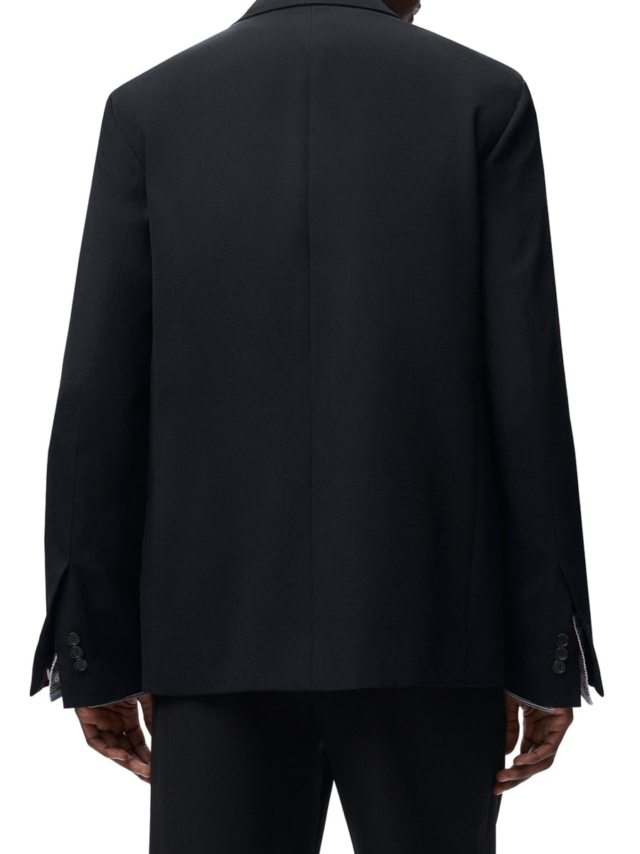 Loewe SARTORIAL WOOL JACKET WITH CONTRASTING DOUBLE-LAYER CUFFS, view 4