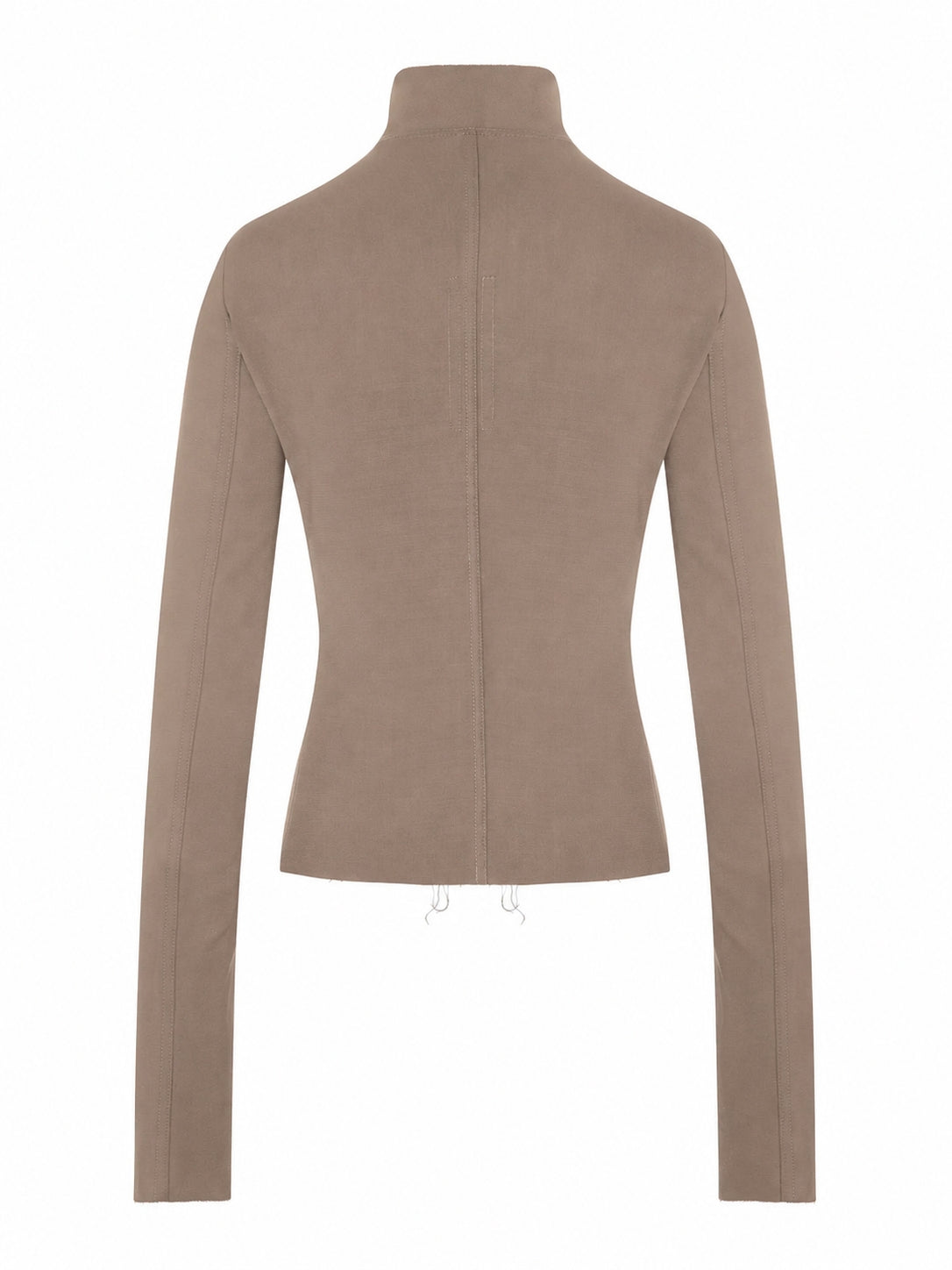 Rick Owens GARY FITTED JACKET WITH ASYMMETRIC ZIP, view 2