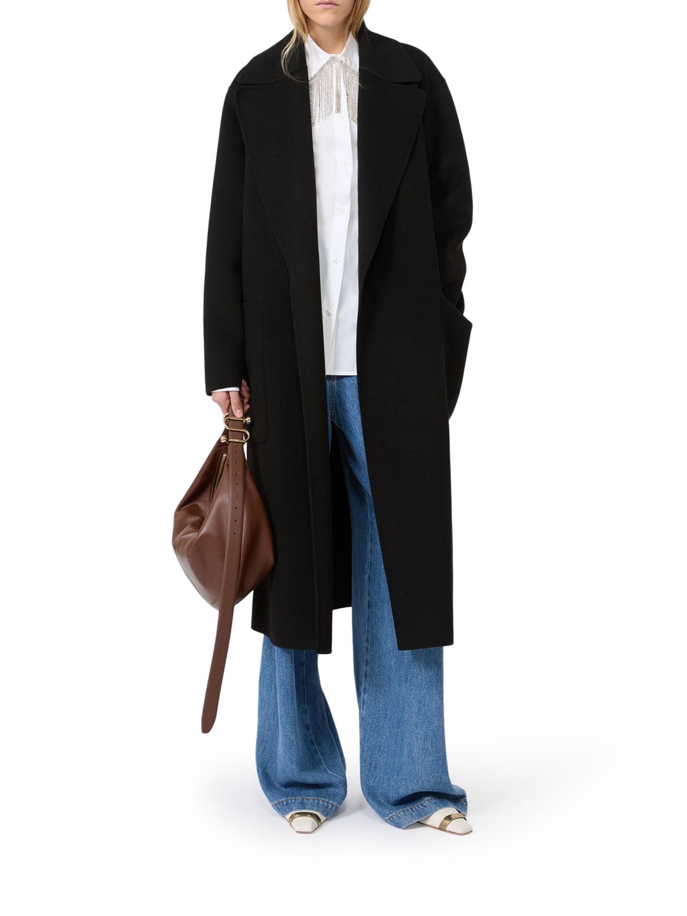 Sportmax OVERSIZED DOUBLE WOOL COAT, view 2