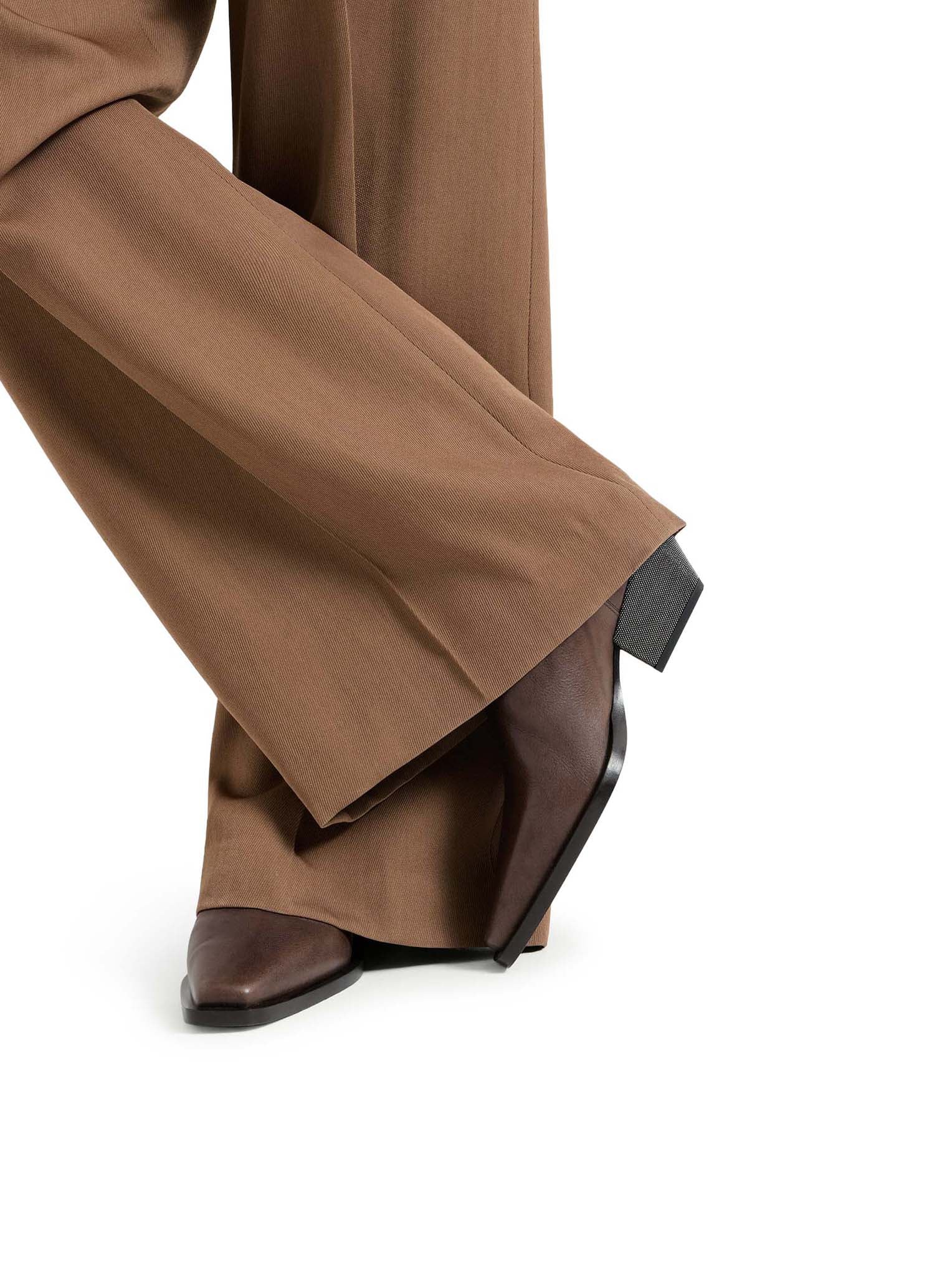Brunello Cucinelli CHELSEA BOOT IN VITELLO RIDING CON PRECIOUS HEEL, view 2