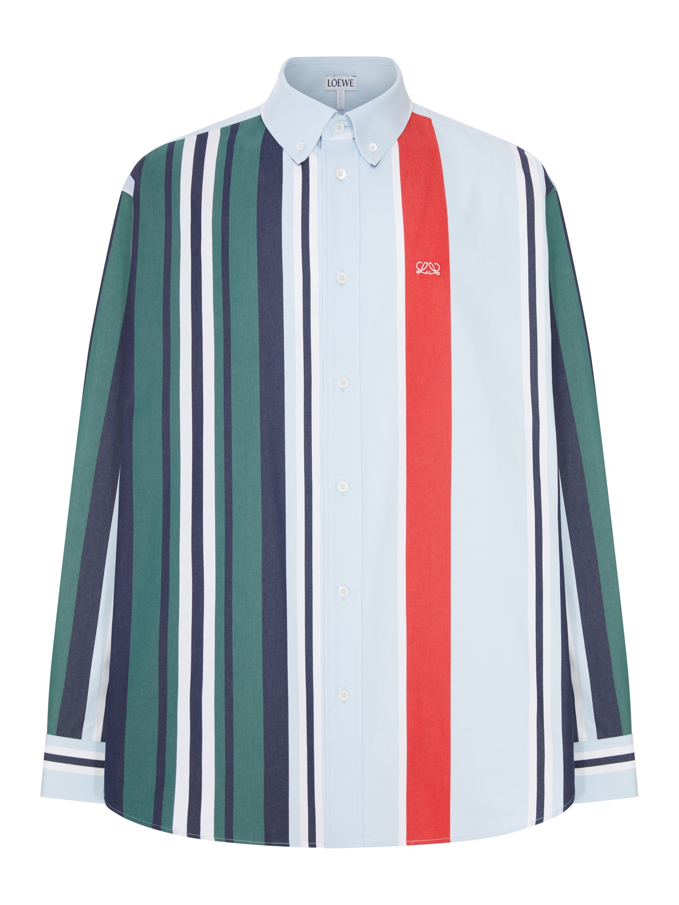 Loewe MID-WEIGHT STRIPED COTTON TWILL SHIRT