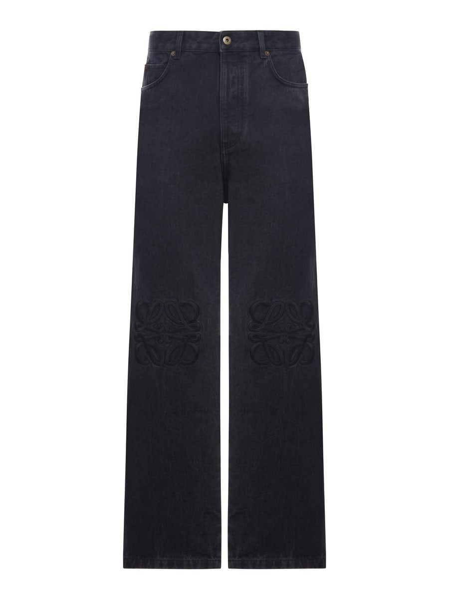 Loewe BAGGY JEANS WITH ANAGRAM EMBROIDERY