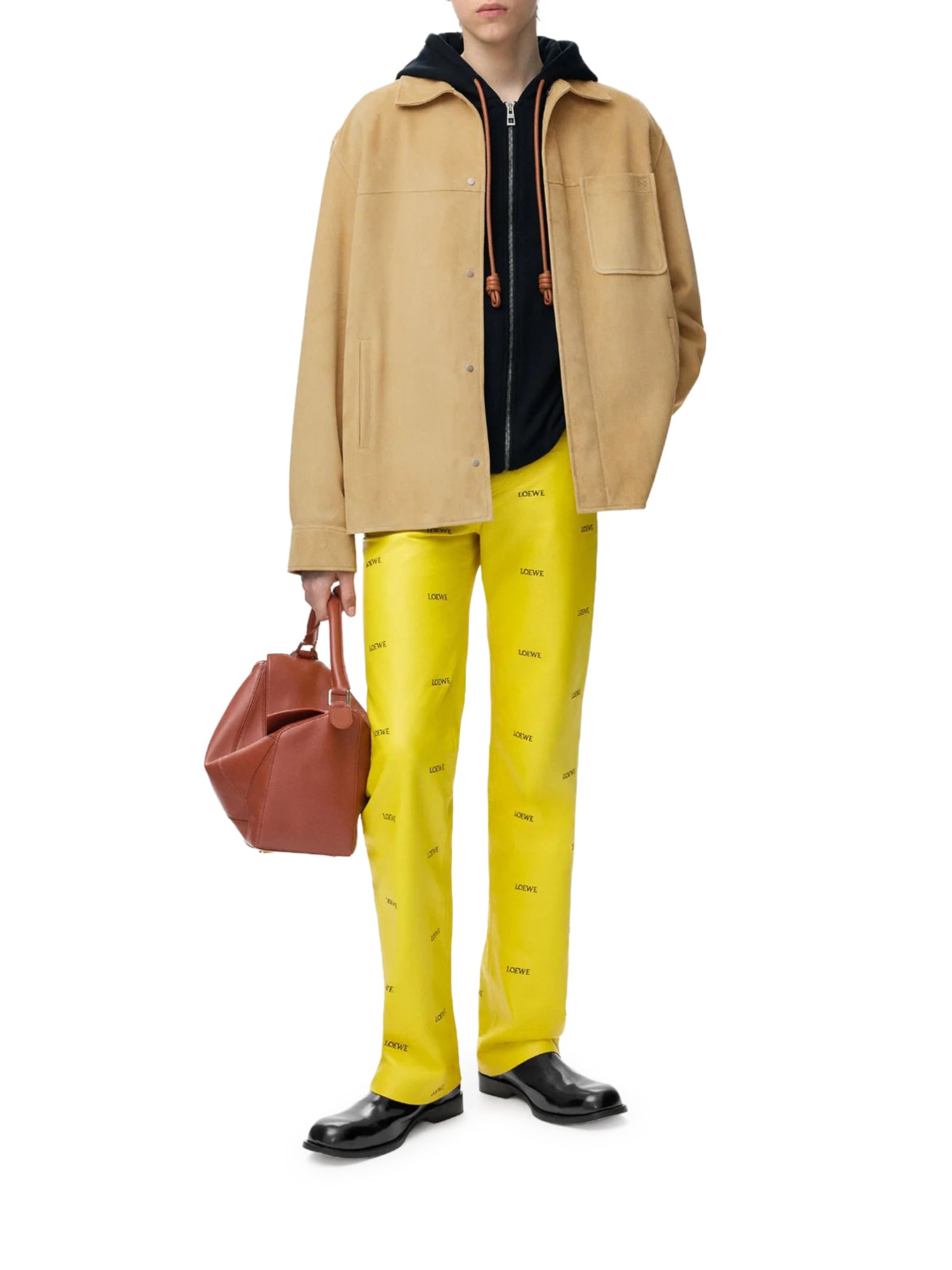 Loewe SUEDE LAMBSKIN OVERSHIRT, view 2