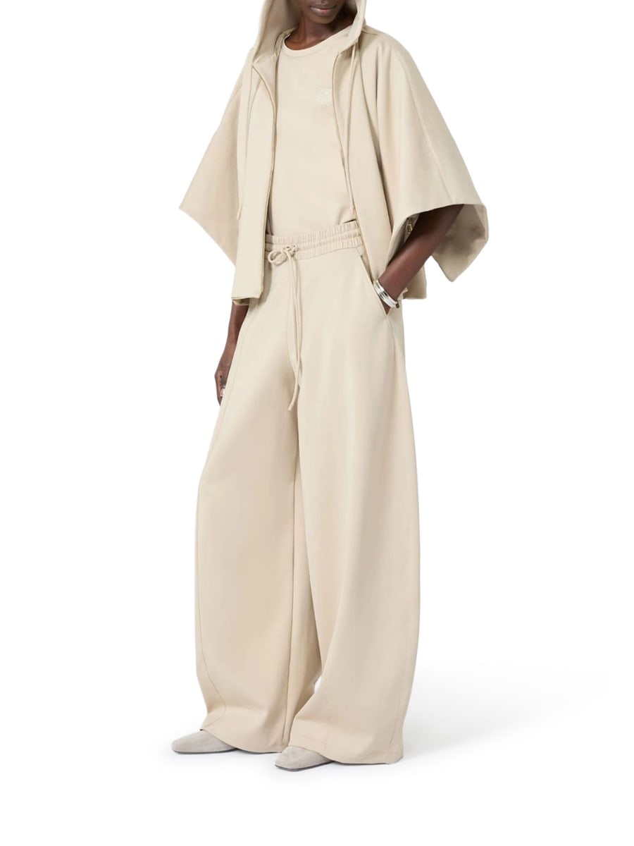 Max Mara BARREL LEG PANTS IN TECHNICAL COTTON JERSEY, view 2