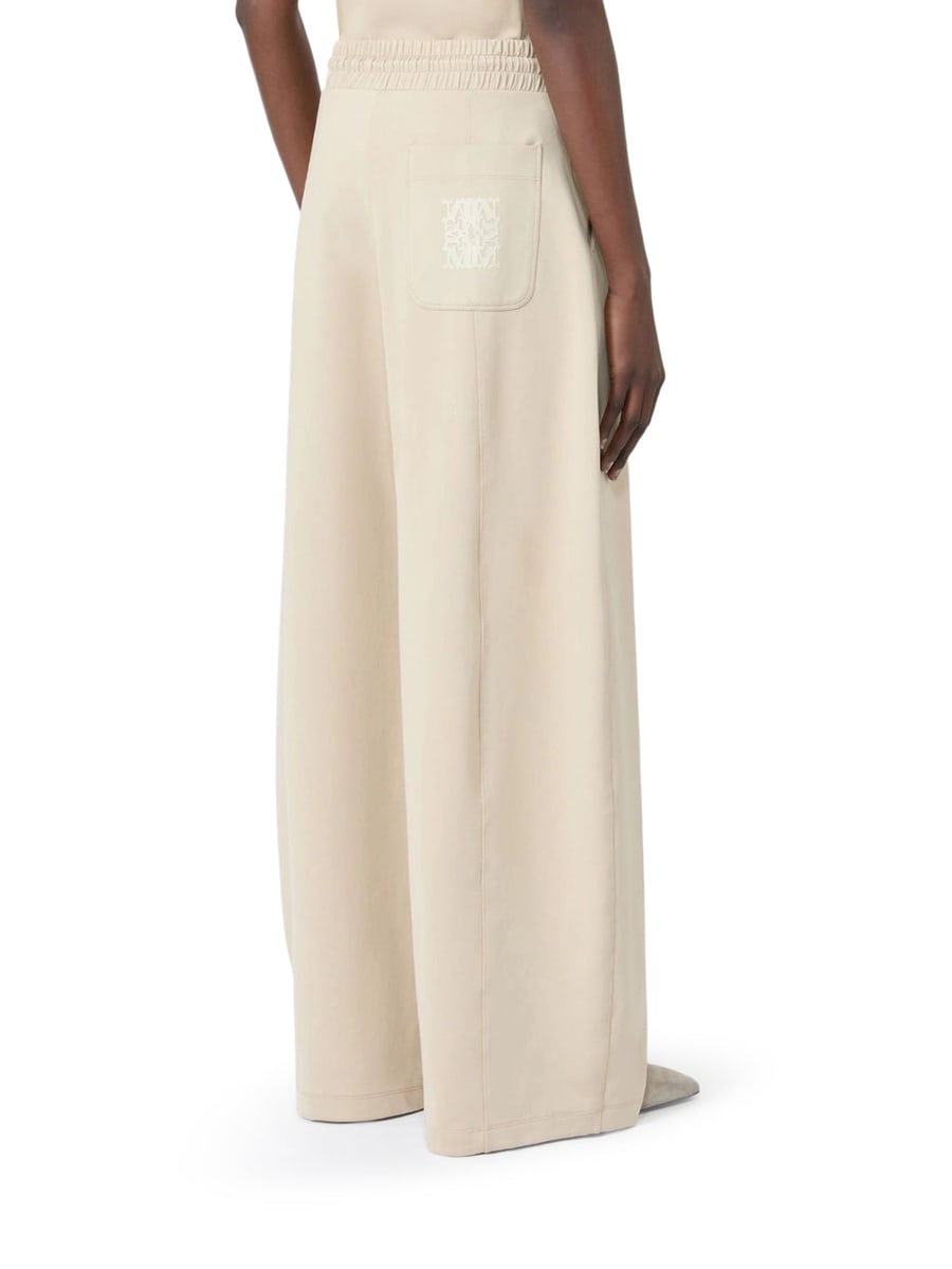 Max Mara BARREL LEG PANTS IN TECHNICAL COTTON JERSEY, view 4