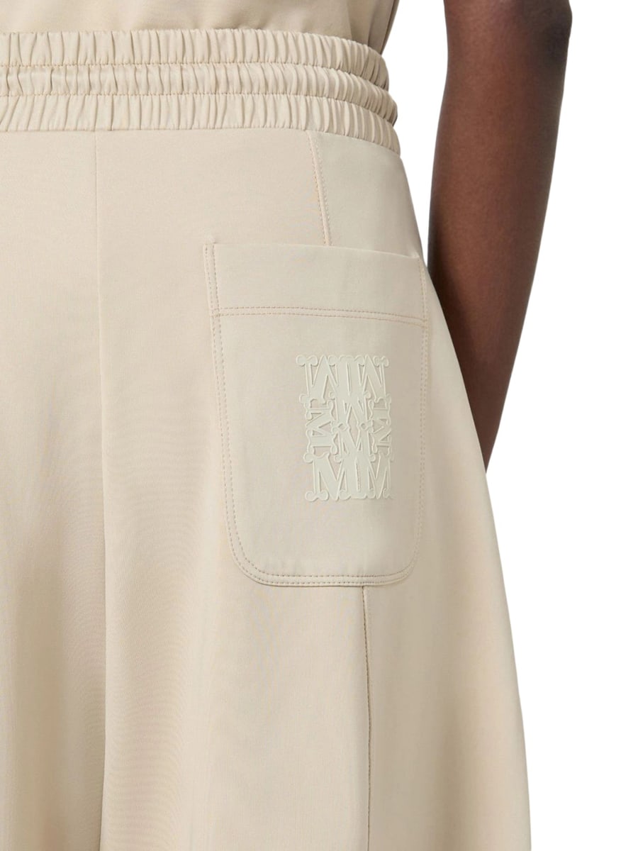 Max Mara BARREL LEG PANTS IN TECHNICAL COTTON JERSEY, view 5