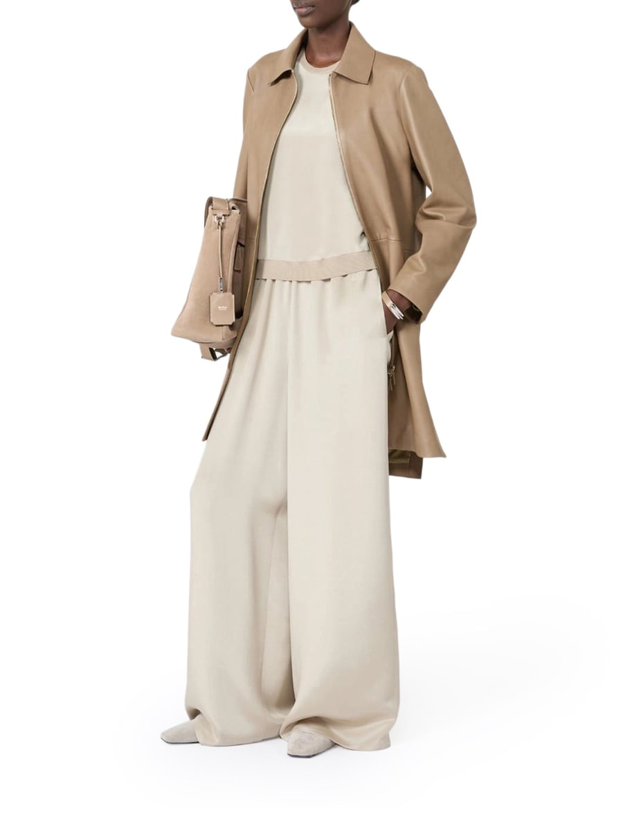 Max Mara SOFT TROUSERS IN HEAVY SILK, view 2