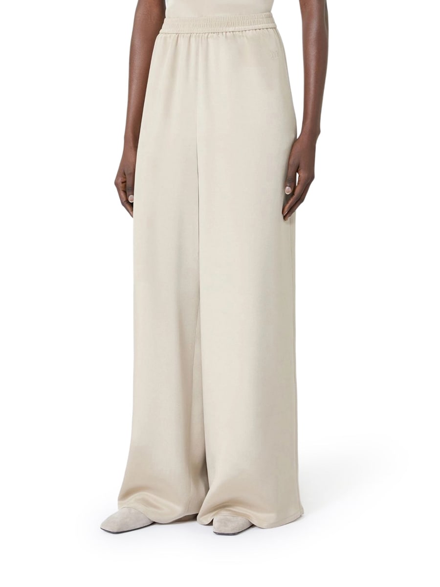 Max Mara SOFT TROUSERS IN HEAVY SILK, view 3