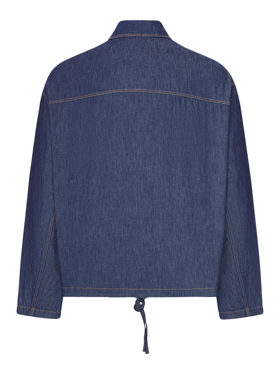 Loewe ZIP-UP DENIM JACKET WITH EMBROIDERED POCKET, view 2