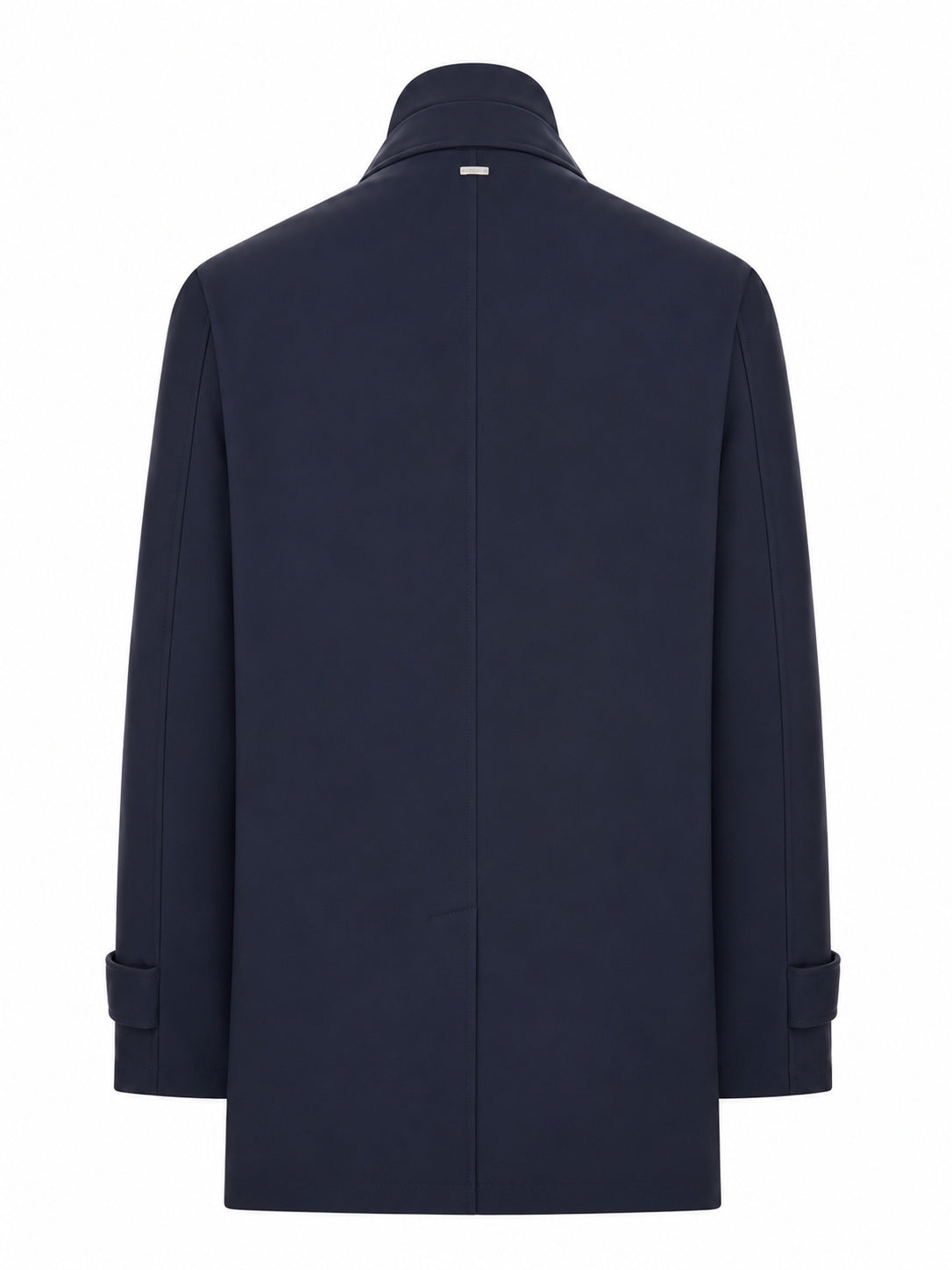 Herno WATERPROOF TECHNICAL FABRIC COAT WITH BUTTONS AND A HIGH COLLAR, view 2