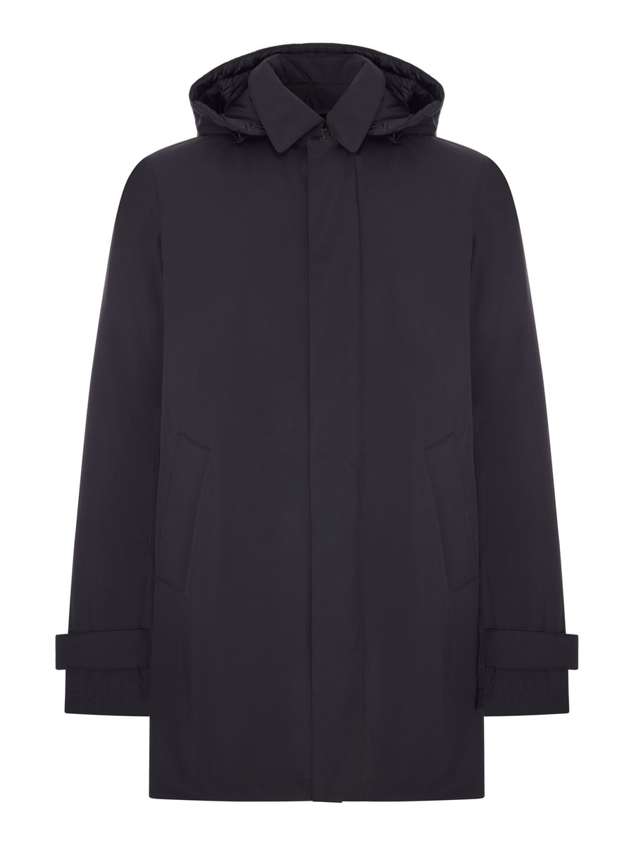 Herno TECHNICAL COAT WITH HOOD