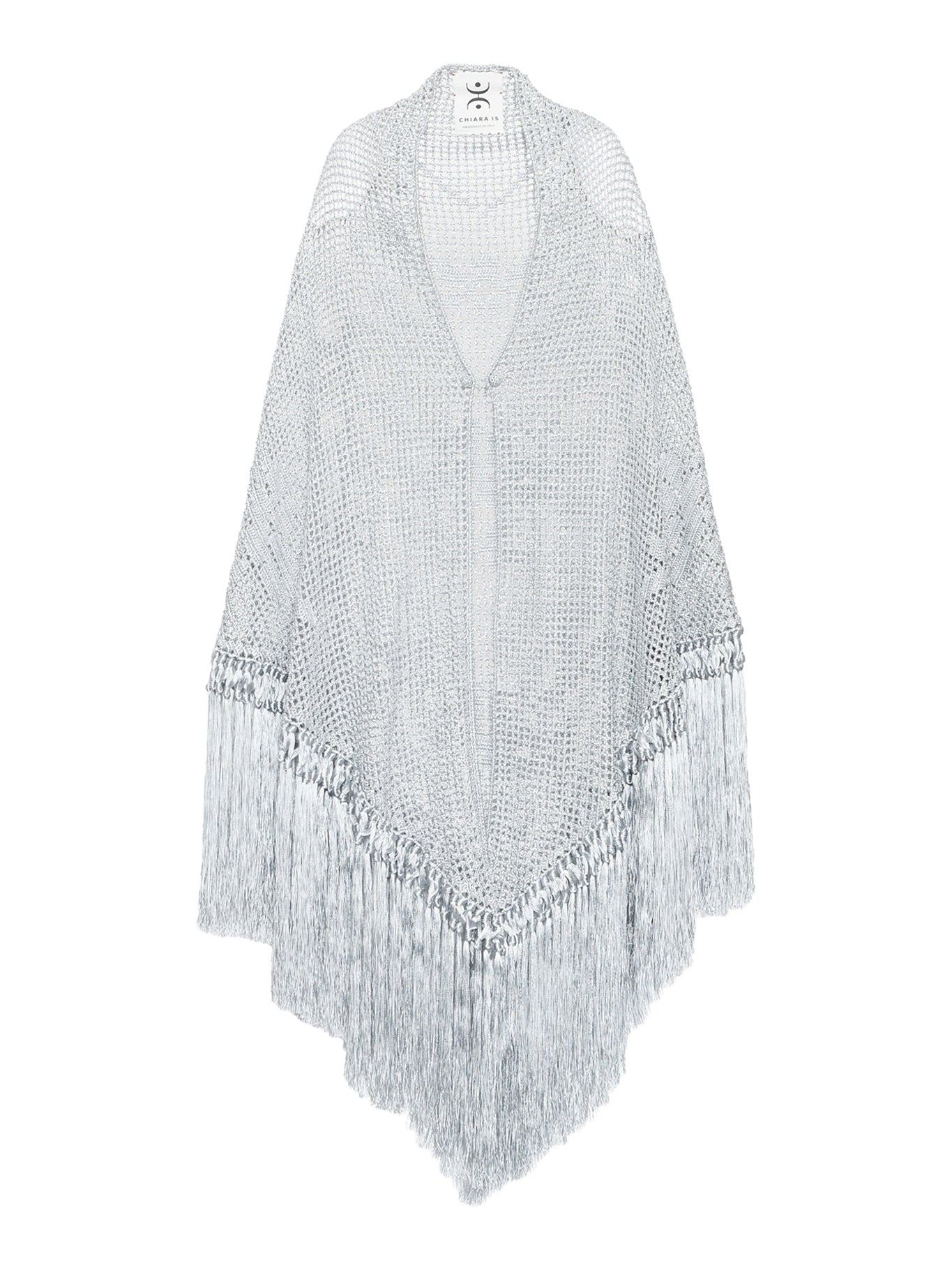 Chiara Is CUPRO AND SILK ROSA CAPE SHAWL