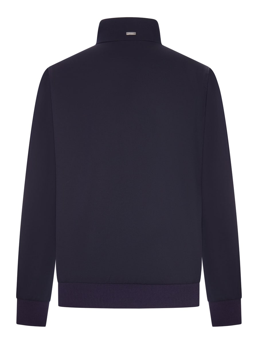 Herno WOOL-BLEND ZIP-UP BOMBER JACKET, view 2