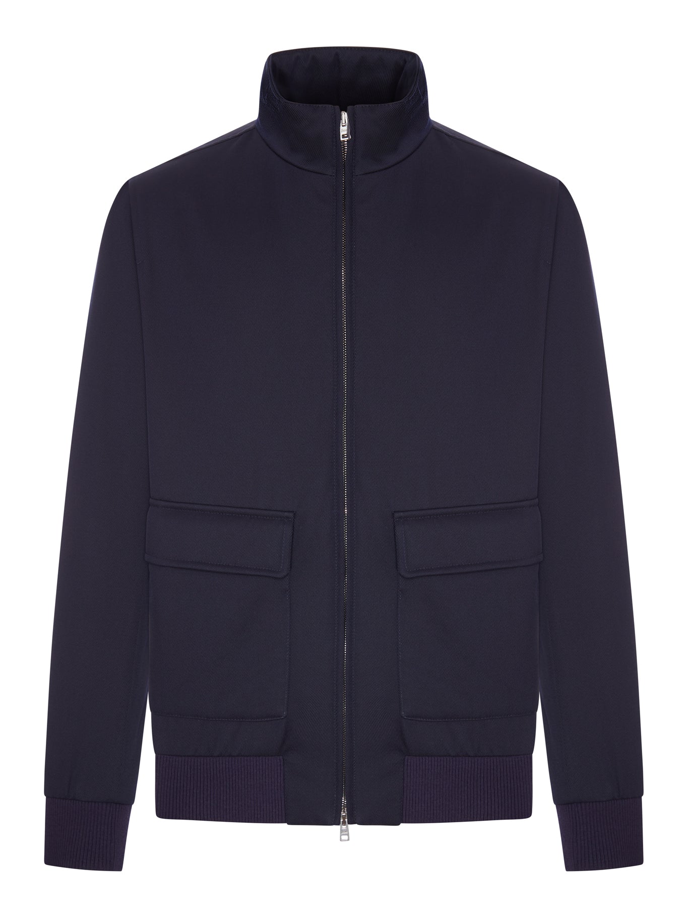 Herno WOOL-BLEND ZIP-UP BOMBER JACKET
