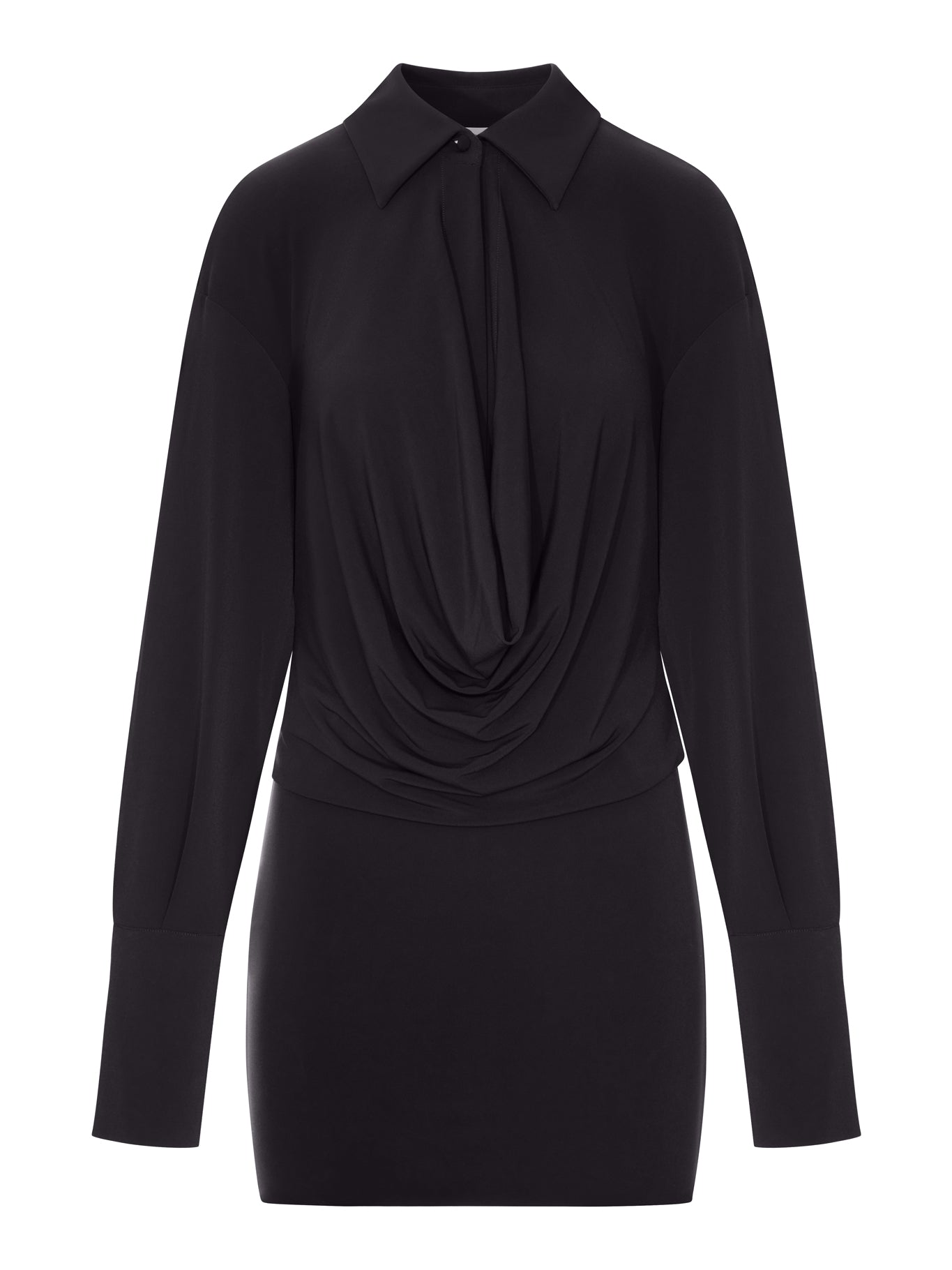 The Andamane LILIA MINI DRESS WITH DEEP NECKLINE