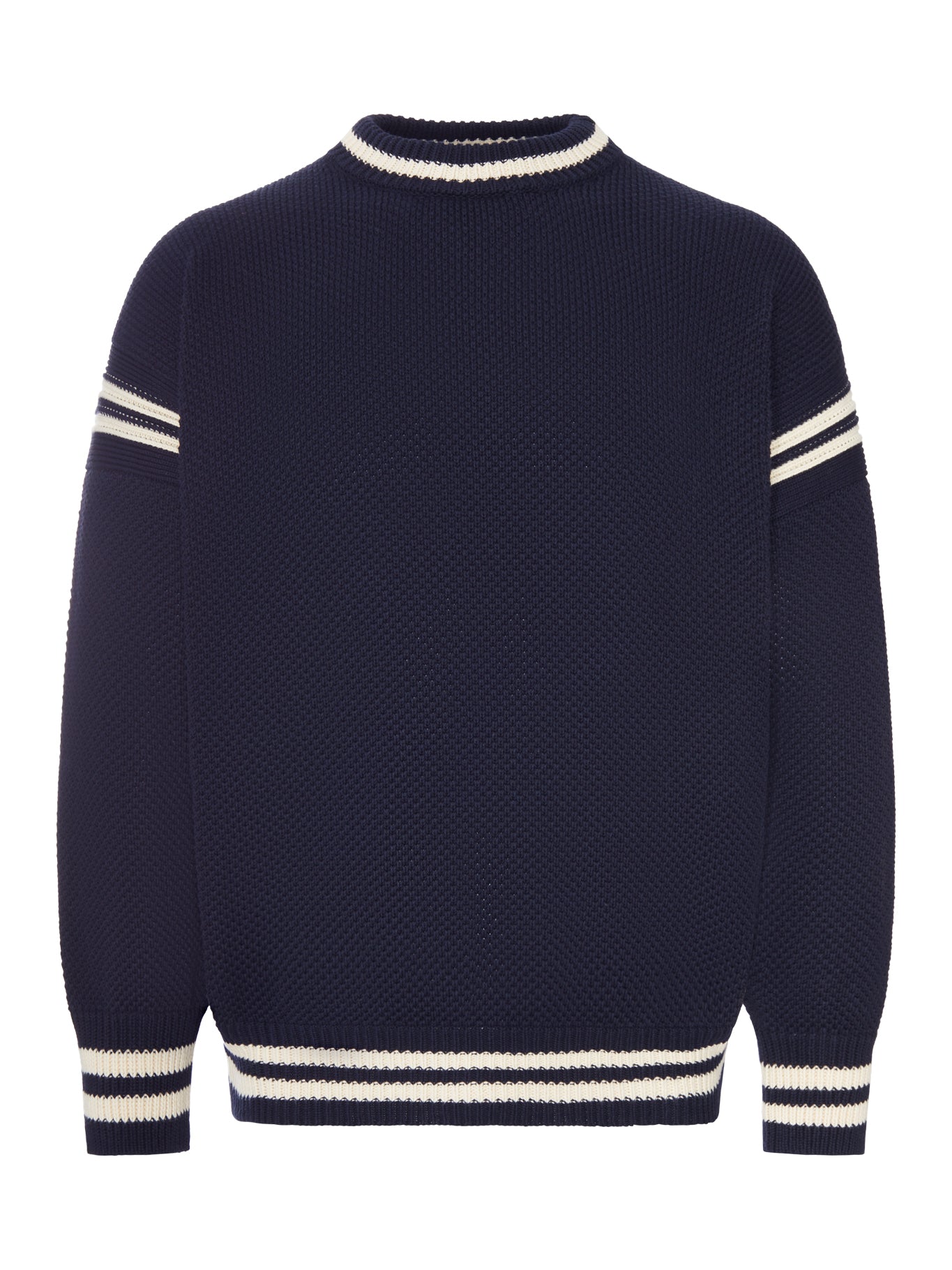 Golden Goose BOXY SWEATER WITH EMBROIDERED LOGO