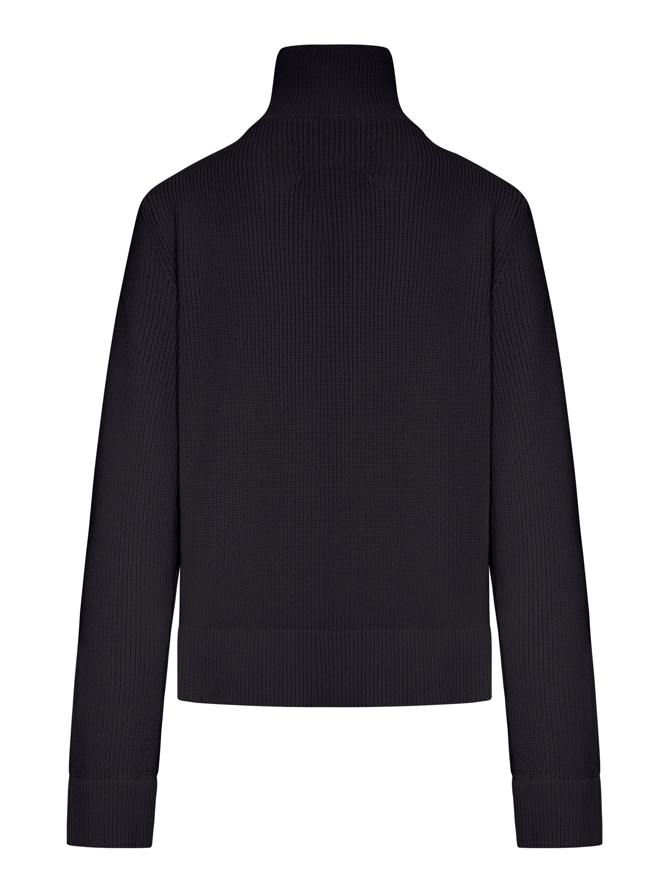 Maison Margiela RIBBED COTTON ZIP-UP CARDIGAN, view 2